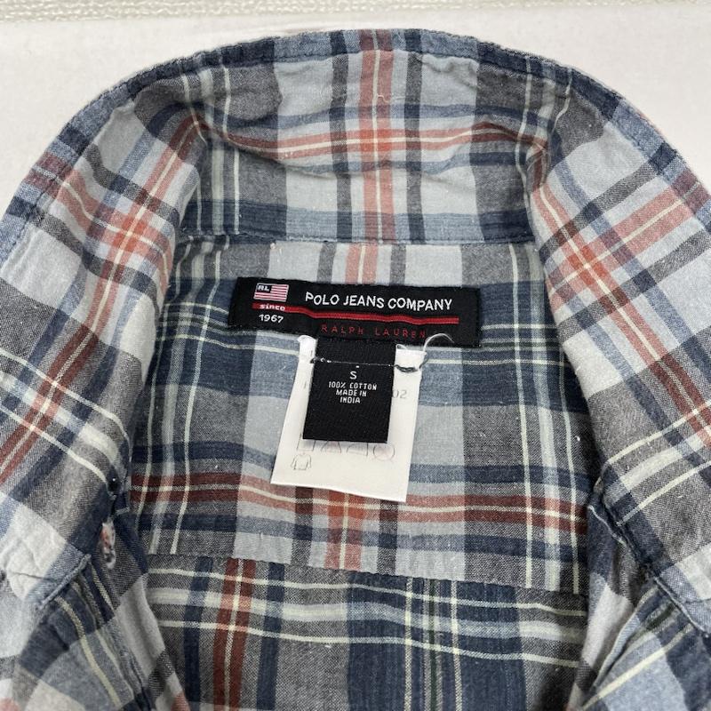 ポロジーンズカンパニー POLO JEANS COMPANY シャツ、ブラウス 半袖 開襟 オープンカラー 半袖 シャツ ブラウス Shirt デザインシャツ 胸ポケット ボタン チェック S チェック マルチカラー / マルチカラー / multicolor メンズ USED 古着 中古 50137220