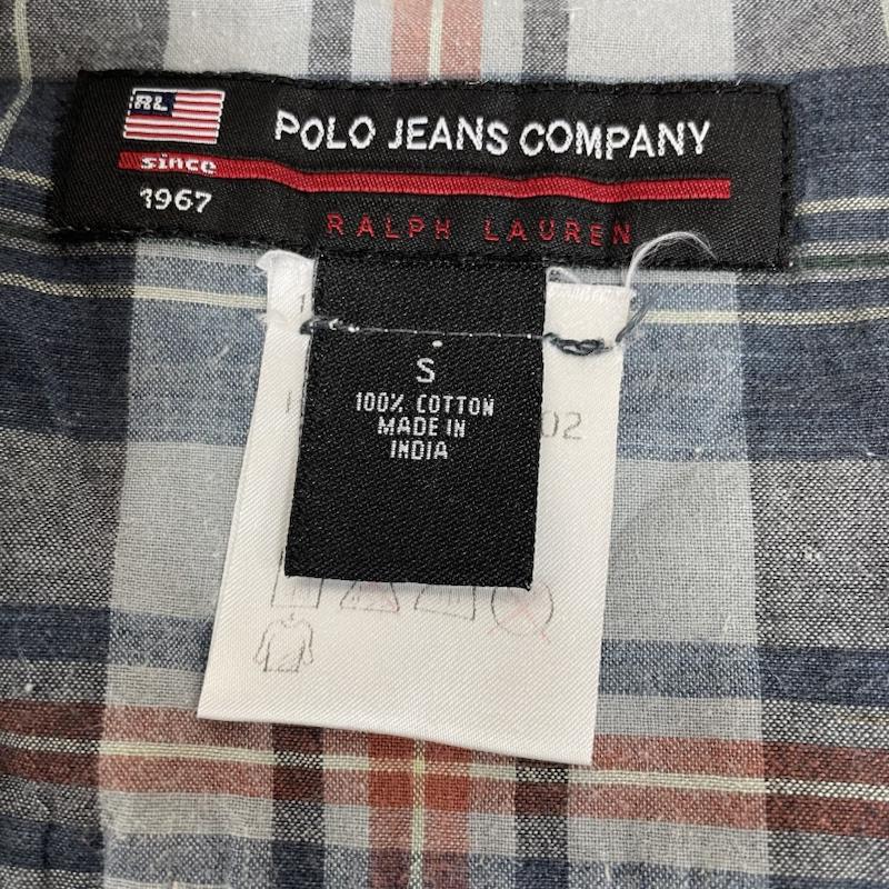ポロジーンズカンパニー POLO JEANS COMPANY シャツ、ブラウス 半袖 開襟 オープンカラー 半袖 シャツ ブラウス Shirt デザインシャツ 胸ポケット ボタン チェック S チェック マルチカラー / マルチカラー / multicolor メンズ USED 古着 中古 50137220