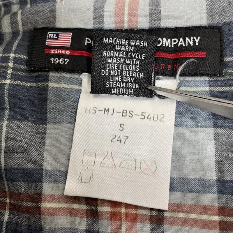 ポロジーンズカンパニー POLO JEANS COMPANY シャツ、ブラウス 半袖 開襟 オープンカラー 半袖 シャツ ブラウス Shirt デザインシャツ 胸ポケット ボタン チェック S チェック マルチカラー / マルチカラー / multicolor メンズ USED 古着 中古 50137220