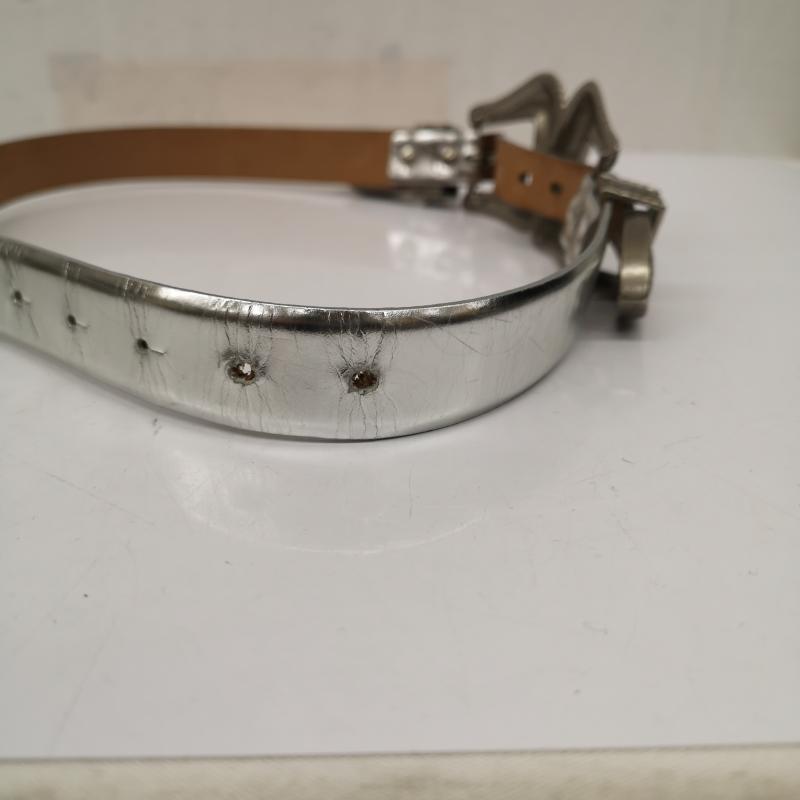 トーガ プルラ TOGA PULLA ベルト・バックル ベルト Double buckle ダブル バックル ベルト - 銀 / シルバー / silver color レディース USED 古着 中古 50137280