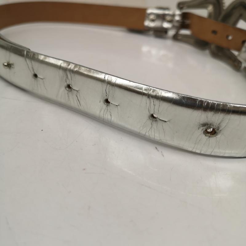 トーガ プルラ TOGA PULLA ベルト・バックル ベルト Double buckle ダブル バックル ベルト - 銀 / シルバー / silver color レディース USED 古着 中古 50137280
