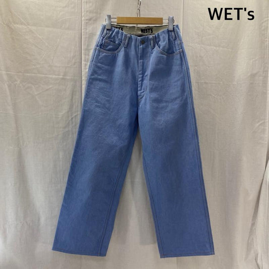 ウエストオーバーオールズ WESTOVERALLS パンツ デニム、ジーンズ 17SWPT53 803W デニムパンツ ライトブルー W26 - 無地 水色 / ライトブルー / レディース USED 古着 中古 50137321