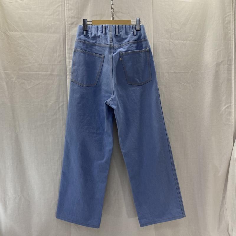 ウエストオーバーオールズ WESTOVERALLS パンツ デニム、ジーンズ 17SWPT53 803W デニムパンツ ライトブルー W26 - 無地 水色 / ライトブルー / レディース USED 古着 中古 50137321