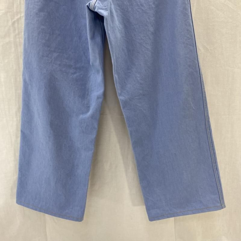 ウエストオーバーオールズ WESTOVERALLS パンツ デニム、ジーンズ 17SWPT53 803W デニムパンツ ライトブルー W26 - 無地 水色 / ライトブルー / レディース USED 古着 中古 50137321