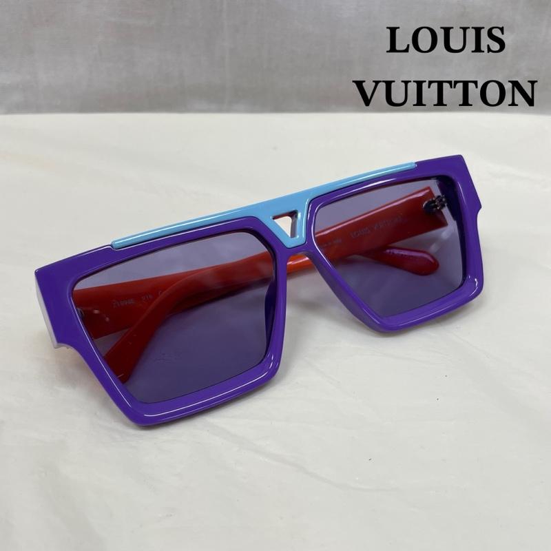 ルイヴィトン LOUIS VUITTON めがね・サングラス サングラス Z1894E 1.1 Evidence Sunglasses Purple エビデンス・スクエア パープル マルチカラー アイウェア - マルチカラー / マルチカラー / multicolor メンズ USED 古着 中古 50137324