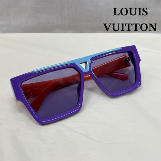 ルイヴィトン LOUIS VUITTON めがね・サングラス サングラス Z1894E 1.1 Evidence Sunglasses Purple エビデンス・スクエア パープル マルチカラー アイウェア - マルチカラー / マルチカラー / multicolor メンズ USED 古着 中古 50137324