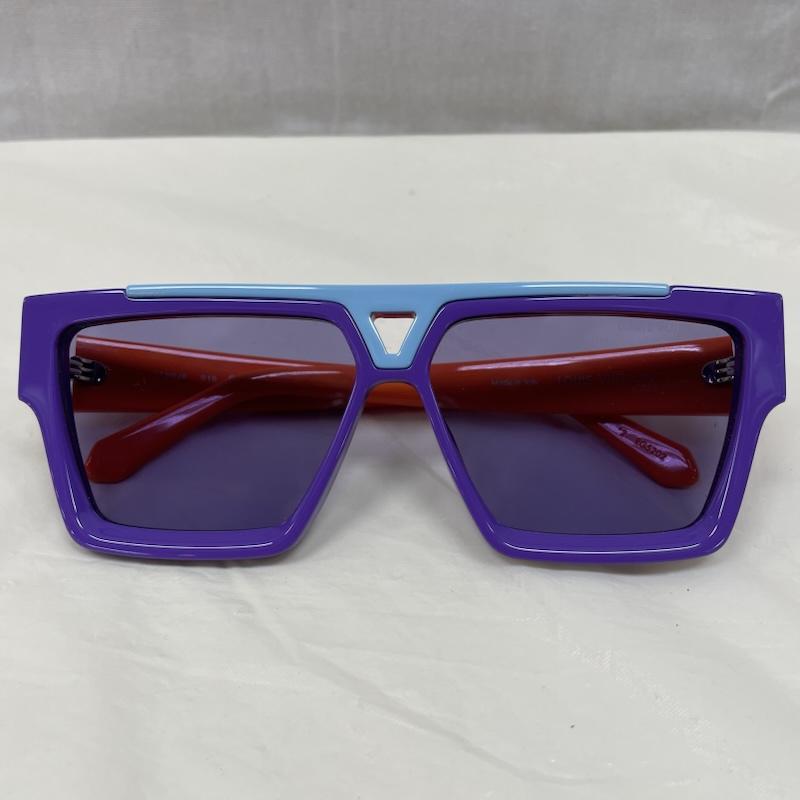 ルイヴィトン LOUIS VUITTON めがね・サングラス サングラス Z1894E 1.1 Evidence Sunglasses Purple エビデンス・スクエア パープル マルチカラー アイウェア - マルチカラー / マルチカラー / multicolor メンズ USED 古着 中古 50137324