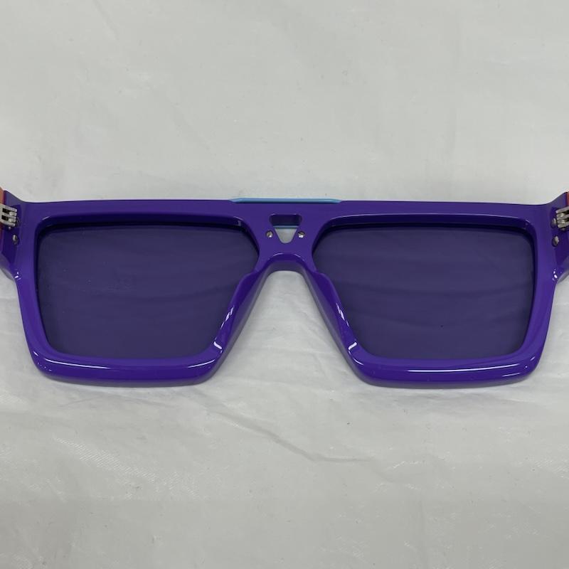 ルイヴィトン LOUIS VUITTON めがね・サングラス サングラス Z1894E 1.1 Evidence Sunglasses Purple エビデンス・スクエア パープル マルチカラー アイウェア - マルチカラー / マルチカラー / multicolor メンズ USED 古着 中古 50137324