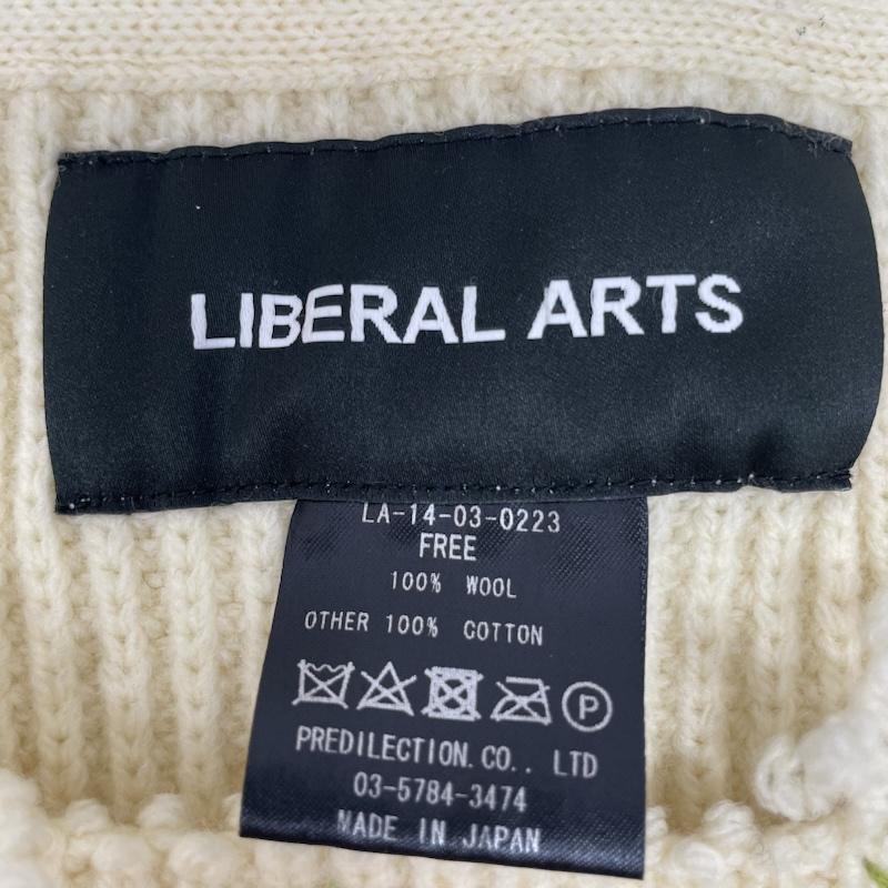 古着 USED ニット、セーター 長袖 LIBERAL ARTS LA-14-03-0223 discovered REMAKE KNIT ウール ホワイト グレー リメイク FREE 白 / ホワイト / white X 灰 / グレー / gray メンズ USED 古着 中古 50137325