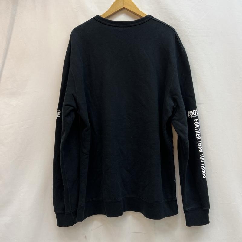 クーティープロダクションズ COOTIE PRODUCTIONS トレーナー 長袖 メデューサ ロゴ プリント クルーネック スウェット XL 黒 / ブラック / black メンズ USED 古着 中古 50137334