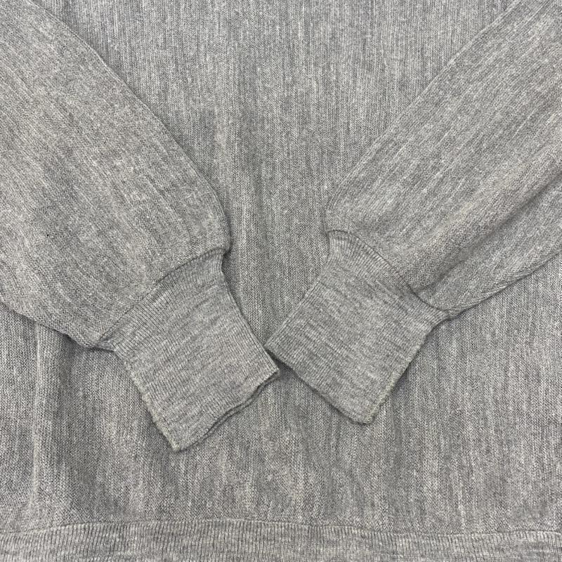 ラコステ LACOSTE ニット、セーター 長袖 IZOD LACOSTE アクリルニット Vネック セーター グレー USA製 XXL L ワンポイント 灰 / グレー / gray メンズ USED 古着 中古 50137336