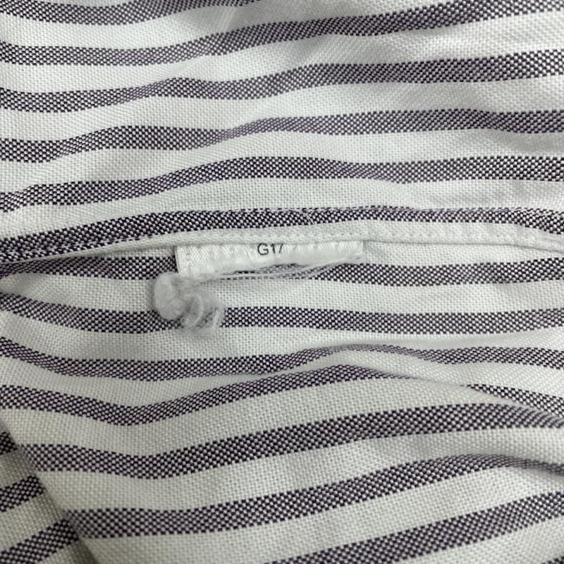 ブルックス ブラザーズ BROOKS BROTHERS シャツ、ブラウス 長袖 90 s 1818 REGENT USA製 ストライプ柄 コットン6ボタン 長袖 シャツ サイズ17-34 - ストライプ 白 / ホワイト / white メンズ USED 古着 中古 50137378