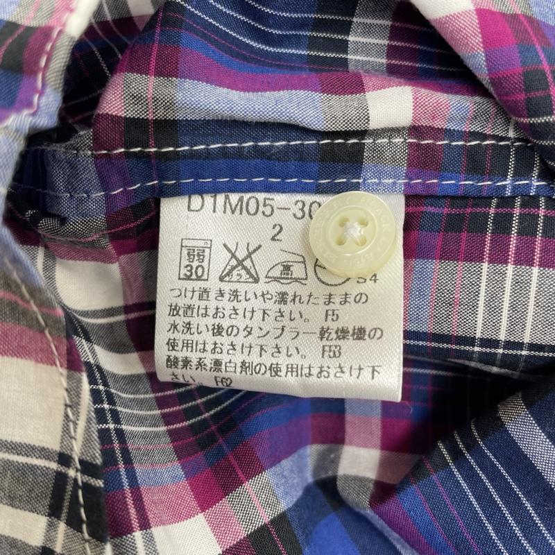 バーバリーブラックレーベル BURBERRY BLACK LABEL シャツ、ブラウス 長袖 長袖 シャツ D1M05-304-38 チェック柄 胸ポケット ホースロゴ 刺繍 2 チェック X ロゴ、文字 X 刺繍 X ワンポイント マルチカラー / マルチカラー / multicolor メンズ USED 古着 中古 50137410