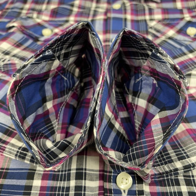 バーバリーブラックレーベル BURBERRY BLACK LABEL シャツ、ブラウス 長袖 長袖 シャツ D1M05-304-38 チェック柄 胸ポケット ホースロゴ 刺繍 2 チェック X ロゴ、文字 X 刺繍 X ワンポイント マルチカラー / マルチカラー / multicolor メンズ USED 古着 中古 50137410