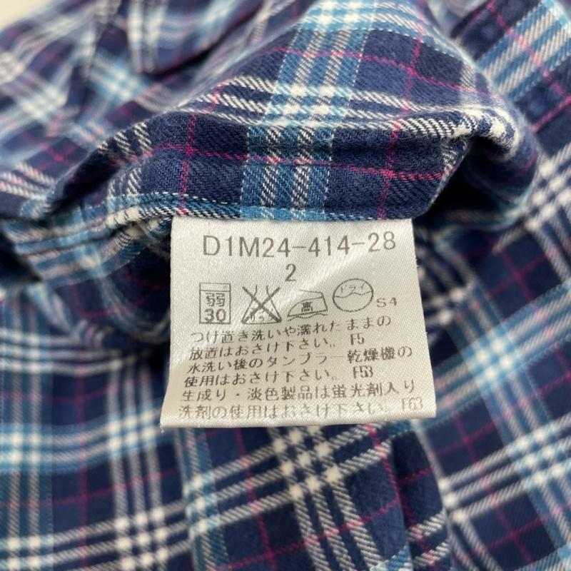 バーバリーブラックレーベル BURBERRY BLACK LABEL シャツ、ブラウス 長袖 長袖 チェック柄 シャツ ブラウス 胸ポケット ボタン D1M24-414-28 2 チェック マルチカラー / マルチカラー / multicolor メンズ USED 古着 中古 50137411