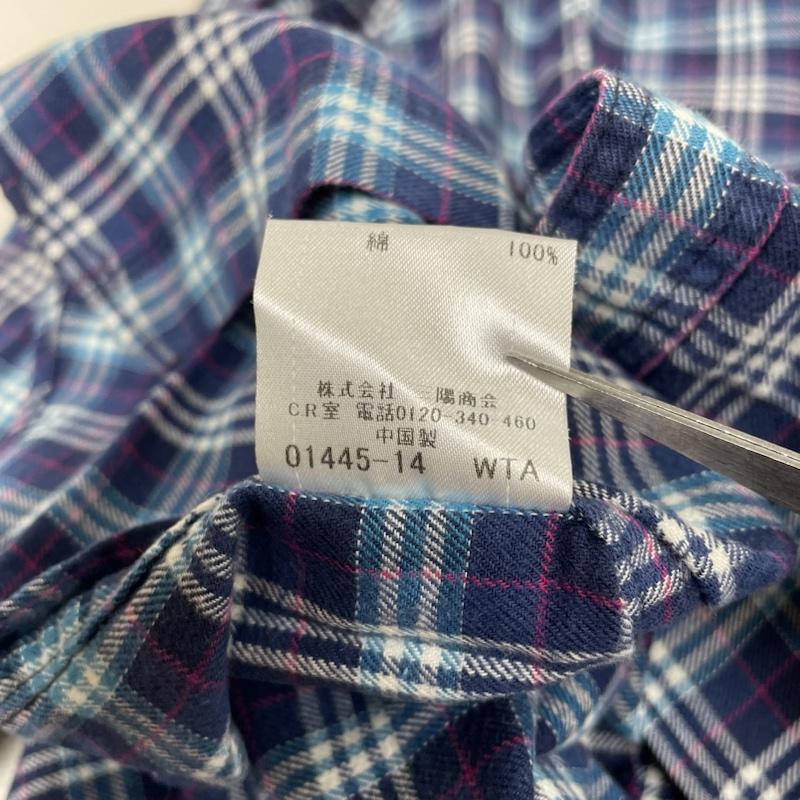 バーバリーブラックレーベル BURBERRY BLACK LABEL シャツ、ブラウス 長袖 長袖 チェック柄 シャツ ブラウス 胸ポケット ボタン D1M24-414-28 2 チェック マルチカラー / マルチカラー / multicolor メンズ USED 古着 中古 50137411