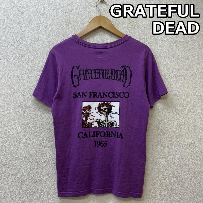 古着 USED Tシャツ 半袖 GRATEFUL DEAD グレイトフルデッド ロゴ スカル プリント クルーネック 半袖 Tシャツ バンドT バンT 紫 パープル S 紫 / パープル / purple メンズ USED 古着 中古 50137432