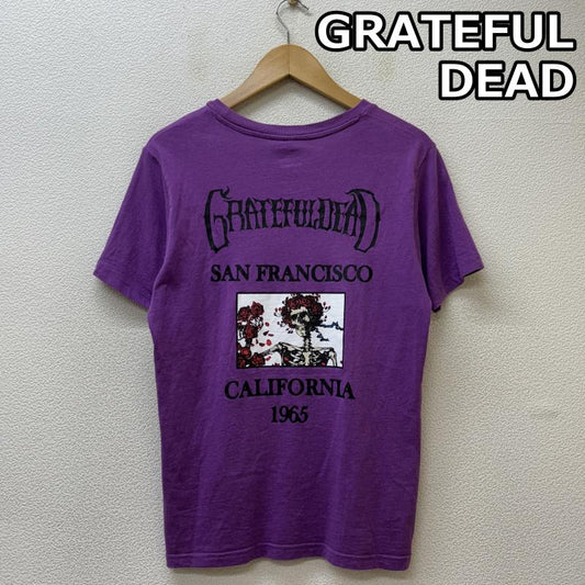 古着 USED Tシャツ 半袖 GRATEFUL DEAD グレイトフルデッド ロゴ スカル プリント クルーネック 半袖 Tシャツ バンドT バンT 紫 パープル S 紫 / パープル / purple メンズ USED 古着 中古 50137432