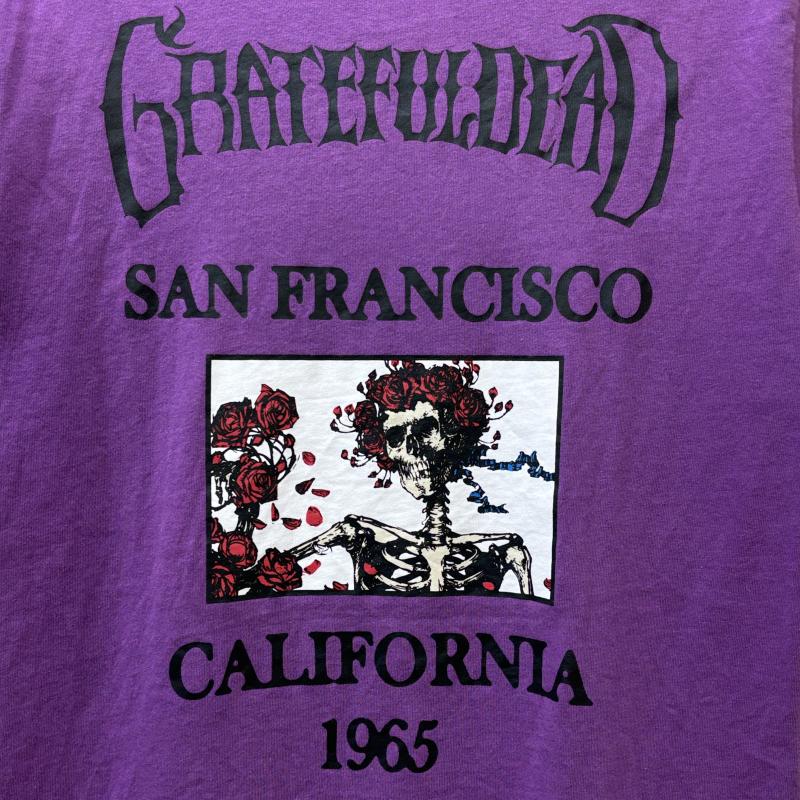 古着 USED Tシャツ 半袖 GRATEFUL DEAD グレイトフルデッド ロゴ スカル プリント クルーネック 半袖 Tシャツ バンドT バンT 紫 パープル S 紫 / パープル / purple メンズ USED 古着 中古 50137432