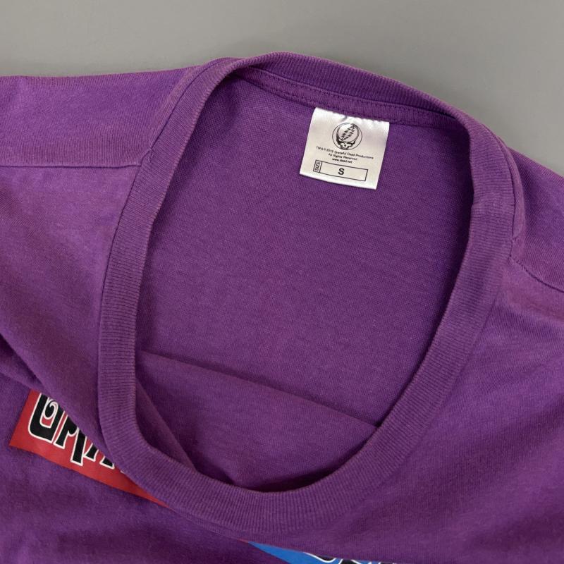 古着 USED Tシャツ 半袖 GRATEFUL DEAD グレイトフルデッド ロゴ スカル プリント クルーネック 半袖 Tシャツ バンドT バンT 紫 パープル S 紫 / パープル / purple メンズ USED 古着 中古 50137432
