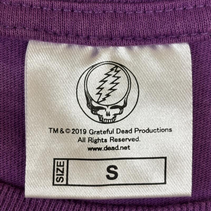 古着 USED Tシャツ 半袖 GRATEFUL DEAD グレイトフルデッド ロゴ スカル プリント クルーネック 半袖 Tシャツ バンドT バンT 紫 パープル S 紫 / パープル / purple メンズ USED 古着 中古 50137432
