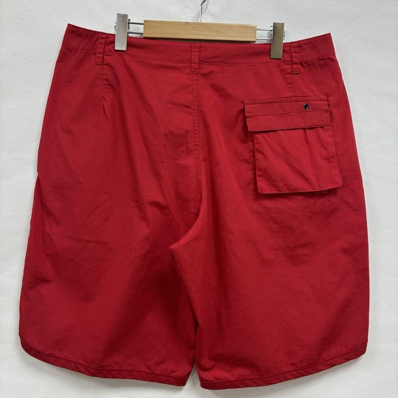 ステューシー STUSSY パンツ ショートパンツ 90 s オールド ヴィンテージ 紺タグ USA製 コットン ポリエステル ハーフパンツ 36 ワンポイント X ロゴ、文字 赤 / レッド / red メンズ USED 古着 中古 50137455