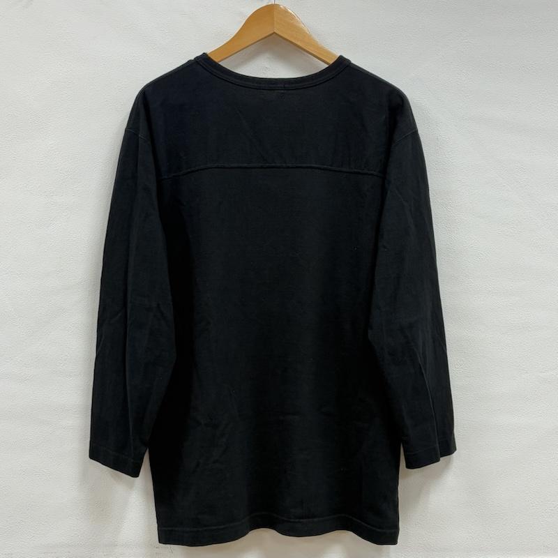 ホワイツビル WHITESVILLE Tシャツ 長袖 14/- FOOTBALL T-SHIRT ヘビーウェイト フットボール Tシャツ M 無地 黒 / ブラック / black メンズ USED 古着 中古 50137544