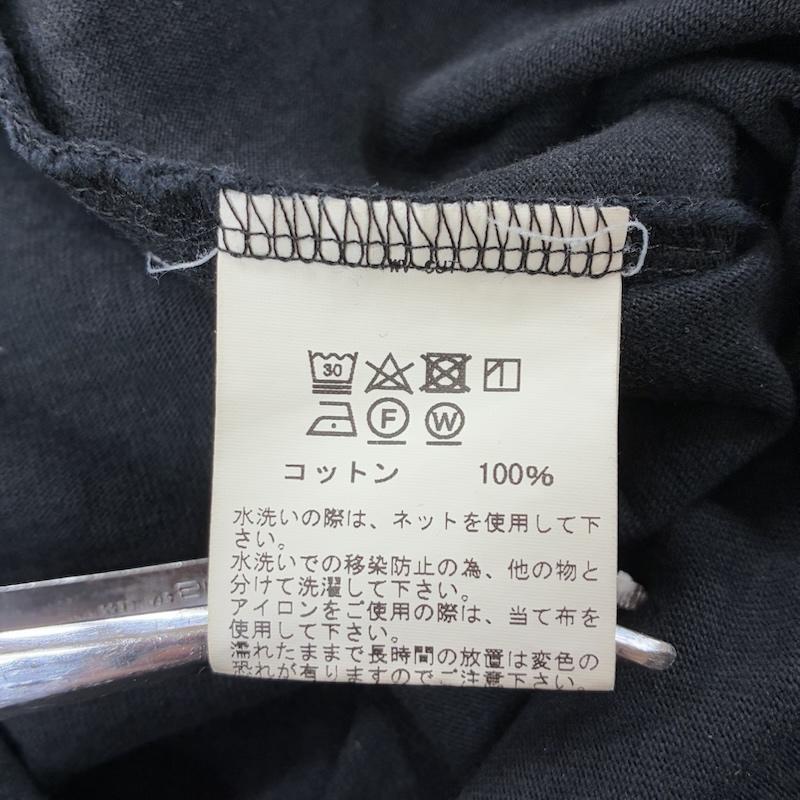 ホワイツビル WHITESVILLE Tシャツ 長袖 14/- FOOTBALL T-SHIRT ヘビーウェイト フットボール Tシャツ M 無地 黒 / ブラック / black メンズ USED 古着 中古 50137544