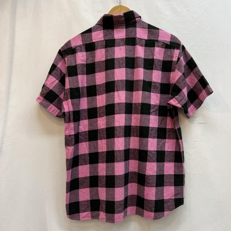 ラットランド RAT LAND シャツ、ブラウス 半袖 半袖 チェック ネル ワークシャツ M 桃 / ピンク / pink メンズ USED 古着 中古 50137577