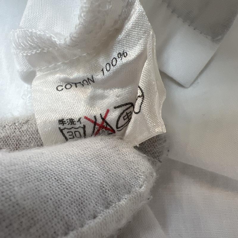 キャリー CALEE シャツ、ブラウス 半袖 チェーン刺繡 オープンカラー ボウリングシャツ 開襟 M 白 / ホワイト / white メンズ USED 古着 中古 50137580