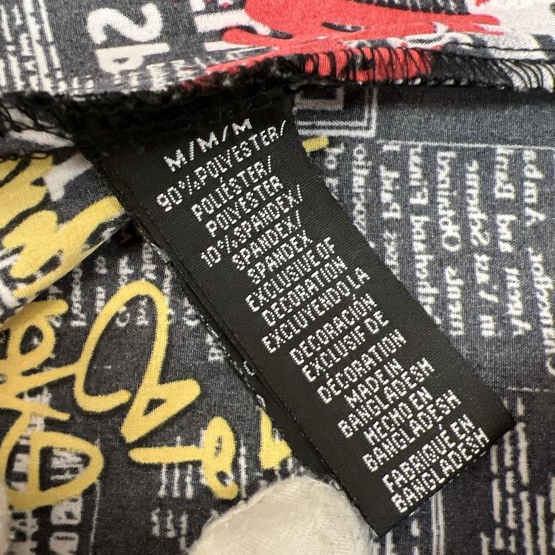 古着 USED シャツ、ブラウス 半袖 FRESH ファイヤー ニュースペーパー 総柄シャツ M メンズ USED 古着 中古 50137610