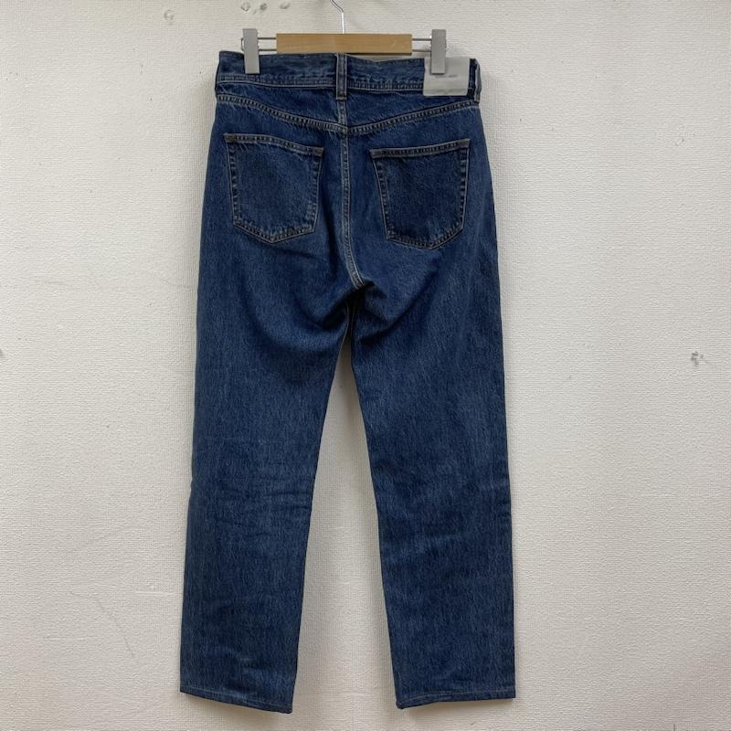 古着 USED パンツ デニム、ジーンズ NAMACHEKO テーパード デニム パンツ ジーンズ ジーパン ジップフライ ボタン ロゴ 刻印入り B7915 01 57162 S 無地 インディゴ / インディゴ / Indigo メンズ USED 古着 中古 50137638