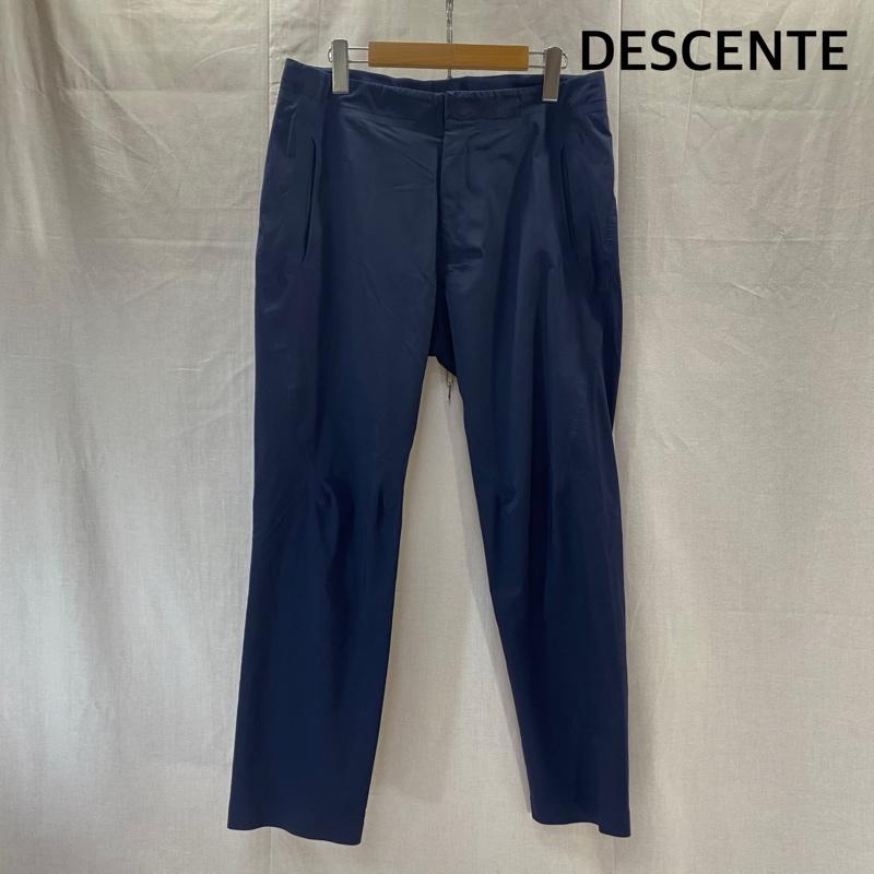 デサント DESCENTE パンツ スラックス DAMPGD90 RELAXED TAPERED HI ST PANTS navy W30 - 無地 紺 / ネイビー / navy メンズ USED 古着 中古 50137672