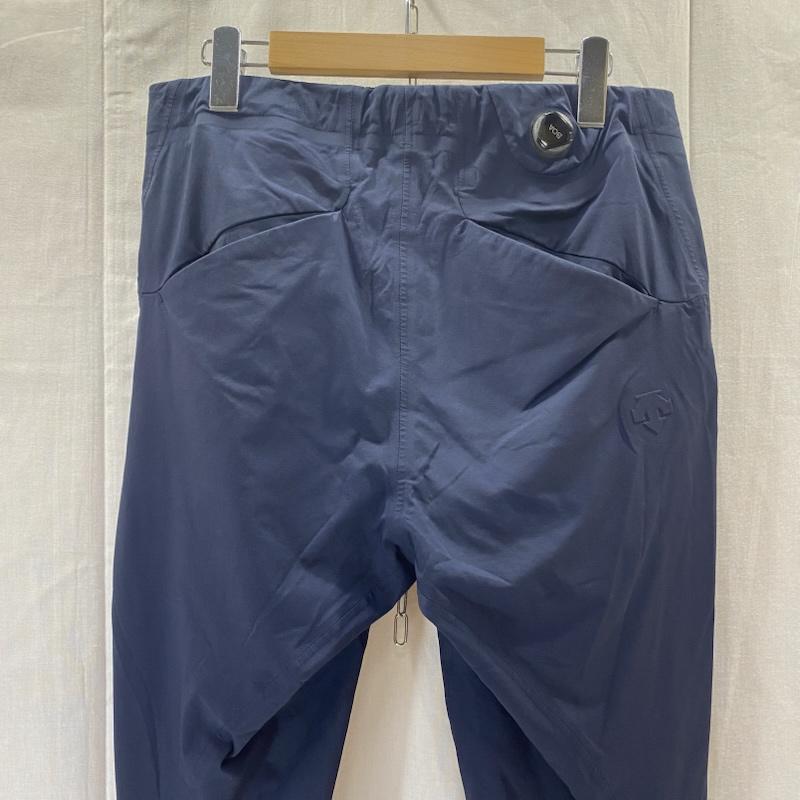 デサント DESCENTE パンツ スラックス DAMPGD90 RELAXED TAPERED HI ST PANTS navy W30 - 無地 紺 / ネイビー / navy メンズ USED 古着 中古 50137672