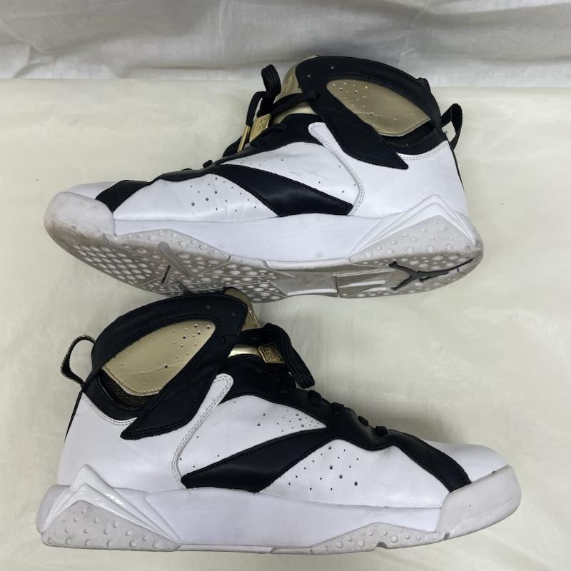 ナイキ NIKE スニーカー スニーカー 725093-140 Air Jordan 7 Retro Championship Pack Champagne エアジョーダン7 レトロ チャンピオンシップ パック 28.0cm 黒 / ブラック / black X 白 / ホワイト / white X 金 / ゴールド / gold color メンズ USED 古着 中古 50137728