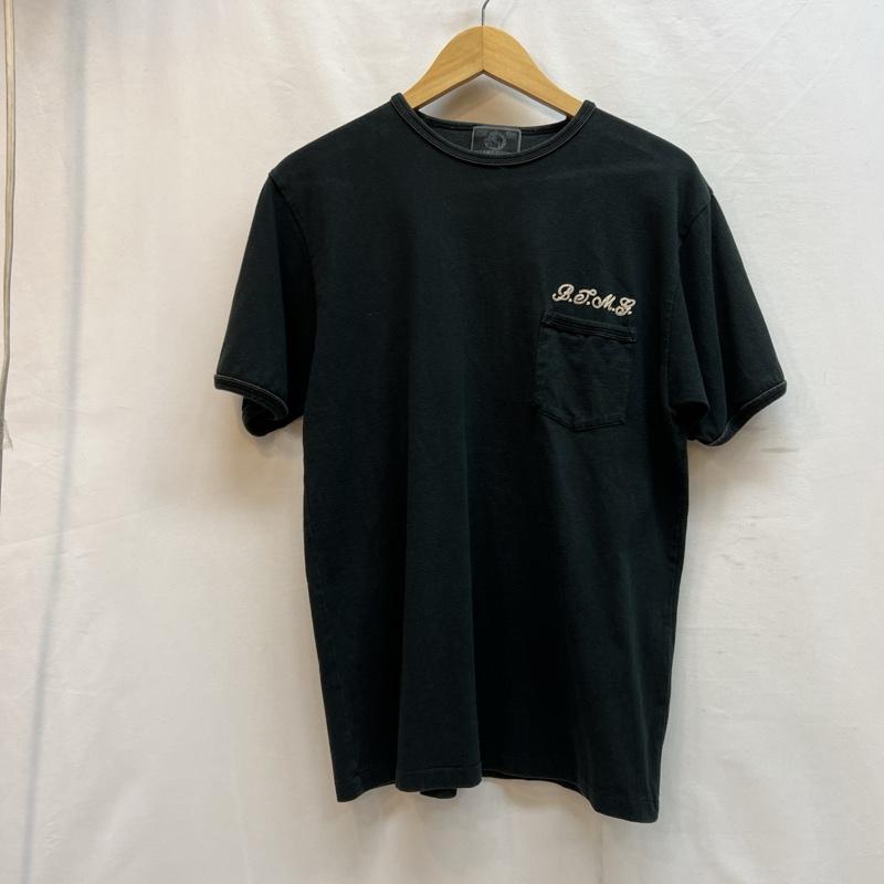 グラッドハンド GLAD HAND Tシャツ 半袖 ブルオリジナル マリア スカル ポケット Tシャツ M 黒 / ブラック / black メンズ USED 古着 中古 50137734