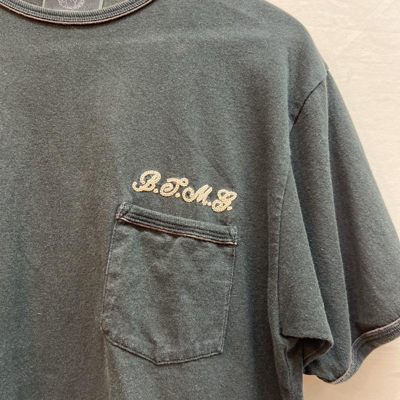グラッドハンド GLAD HAND Tシャツ 半袖 ブルオリジナル マリア スカル ポケット Tシャツ M 黒 / ブラック / black メンズ USED 古着 中古 50137734