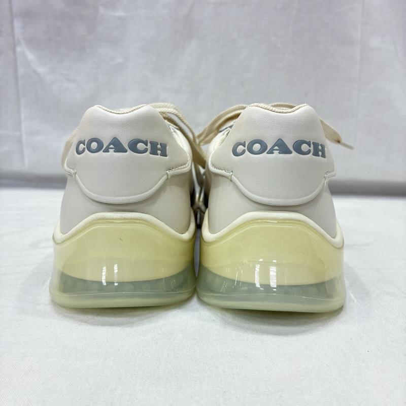 コーチ COACH スニーカー スニーカー COACH コーチ CitySole Court シティソール コート スニーカー G5016 US：8.5 無地 X ロゴ、文字 白 / ホワイト / white X オフホワイト / オフホワイト / X 銀 / シルバー / silver color メンズ USED 古着 中古 50137737