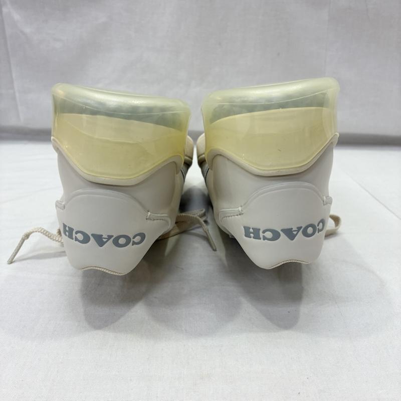 コーチ COACH スニーカー スニーカー COACH コーチ CitySole Court シティソール コート スニーカー G5016 US：8.5 無地 X ロゴ、文字 白 / ホワイト / white X オフホワイト / オフホワイト / X 銀 / シルバー / silver color メンズ USED 古着 中古 50137737