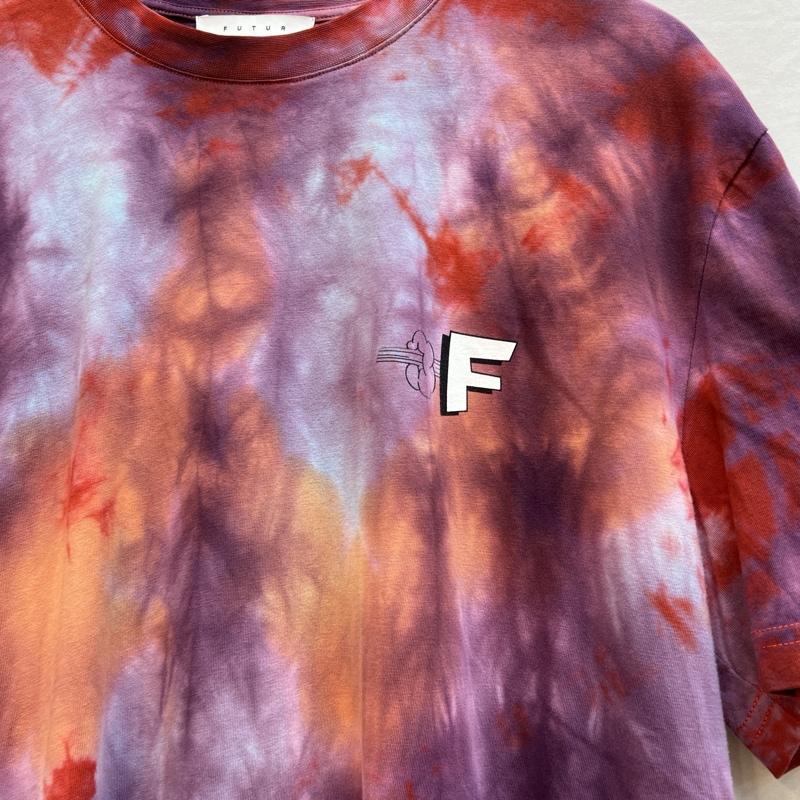 フューチャー FUTUR Tシャツ 半袖 ロゴ タイダイ Tシャツ M メンズ USED 古着 中古 50137769