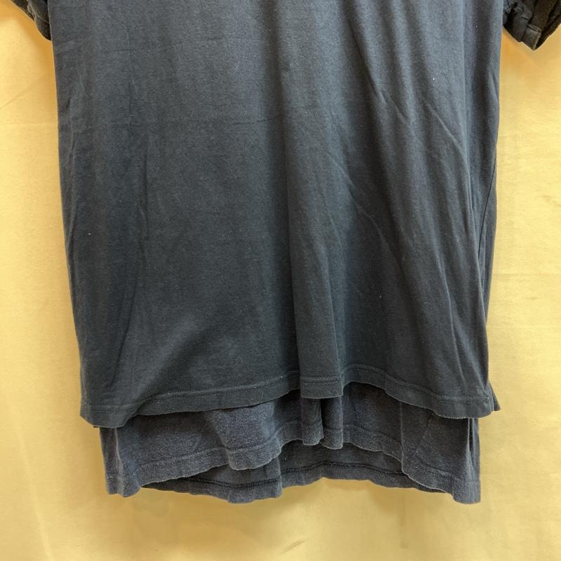 ヒステリックグラマー HYSTERIC GLAMOUR ポロシャツ 半袖 オゾンロックス フェイクレイヤード ポロシャツ M 紺 / ネイビー / navy メンズ USED 古着 中古 50137779