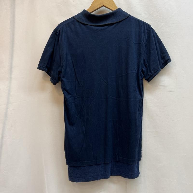 ヒステリックグラマー HYSTERIC GLAMOUR ポロシャツ 半袖 オゾンロックス フェイクレイヤード ポロシャツ M 紺 / ネイビー / navy メンズ USED 古着 中古 50137779