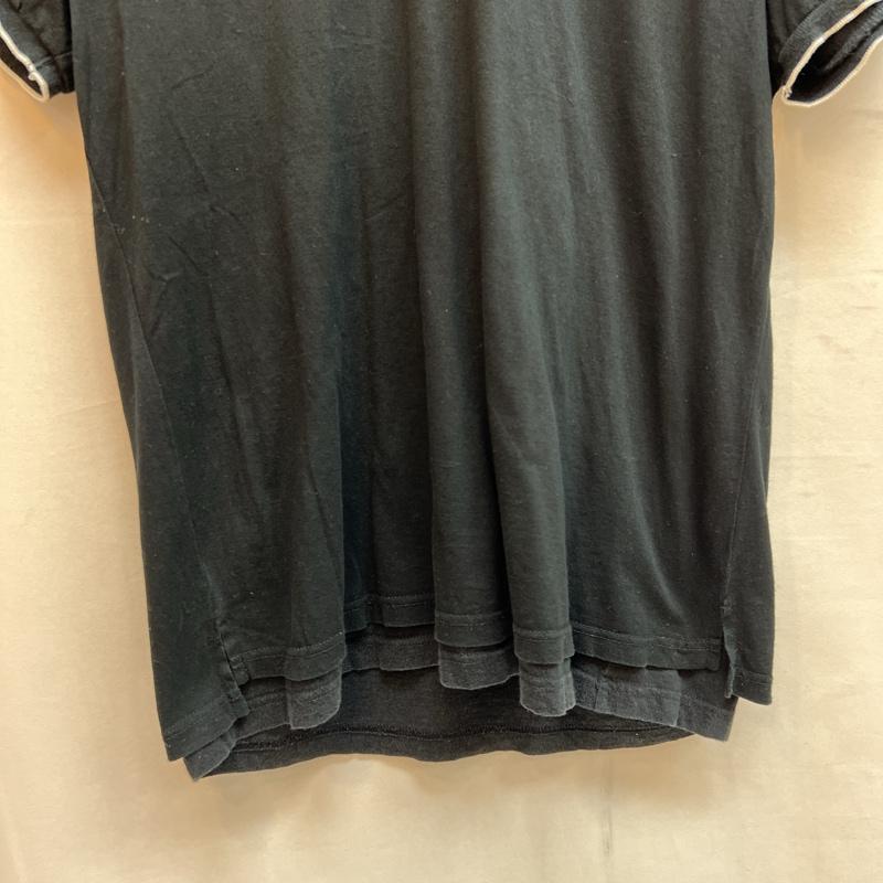 ヒステリックグラマー HYSTERIC GLAMOUR ポロシャツ 半袖 オゾンロックス フェイクレイヤード ポロシャツ M 黒 / ブラック / black メンズ USED 古着 中古 50137780