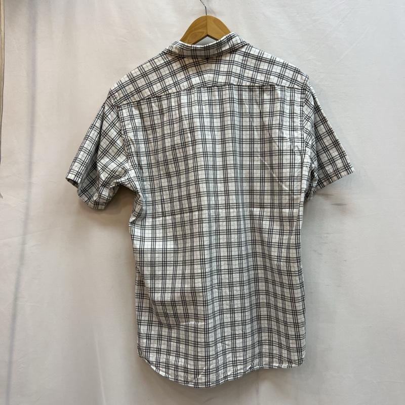 バーバリーブラックレーベル BURBERRY BLACK LABEL シャツ、ブラウス 半袖 チェック 半袖シャツ 3 メンズ USED 古着 中古 50137782