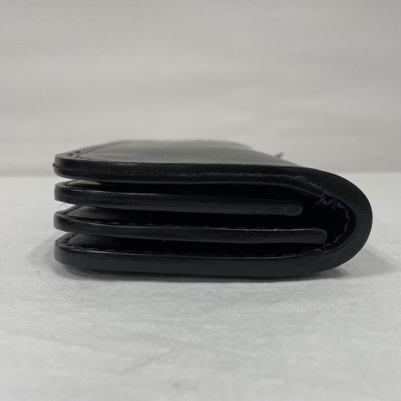古着 USED 財布 長財布 Traffic leather works トラフィック レザー ワークス 長財布 ロング ウォレット - 黒 / ブラック / black X 紫 / パープル / purple メンズ USED 古着 中古 50137829