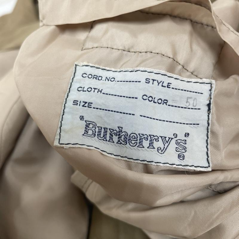 バーバリーズ BURBERRYS コート コート一般 ヴィンテージ ステンカラー コート ジャケット ボタン スプリングコート 無地 メンズ USED 古着 中古 50137836