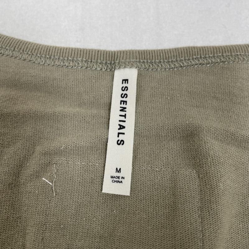 エフオージーエッセンシャルズ FOG ESSENTIALS タンクトップ タンクトップ ロング タンクトップ ノースリーブ バックロゴ 刺繍タグ ストレッチ インナーウェア M ロゴ、文字 X 刺繍 カーキ / カーキ / khaki メンズ USED 古着 中古 50137838