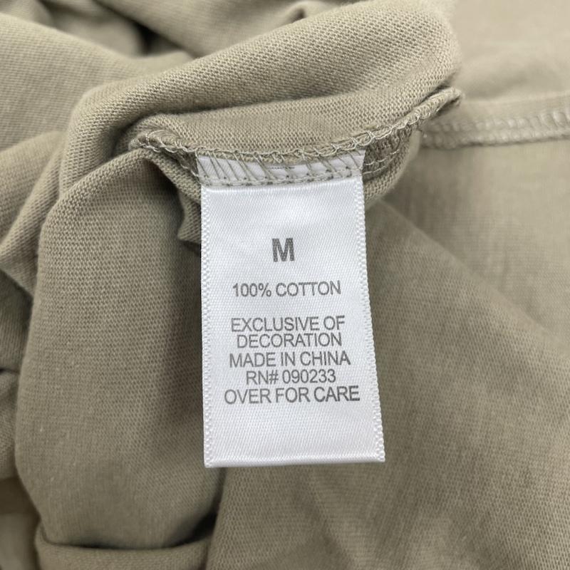 エフオージーエッセンシャルズ FOG ESSENTIALS タンクトップ タンクトップ ロング タンクトップ ノースリーブ バックロゴ 刺繍タグ ストレッチ インナーウェア M ロゴ、文字 X 刺繍 カーキ / カーキ / khaki メンズ USED 古着 中古 50137838