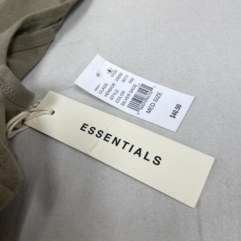 エフオージーエッセンシャルズ FOG ESSENTIALS タンクトップ タンクトップ ロング タンクトップ ノースリーブ バックロゴ 刺繍タグ ストレッチ インナーウェア M ロゴ、文字 X 刺繍 カーキ / カーキ / khaki メンズ USED 古着 中古 50137838