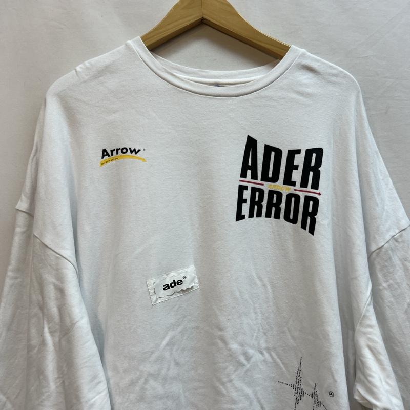 アーダーエラー ADERERROR Tシャツ 長袖 ロゴ 長袖 Tシャツ ロンT 3 白 / ホワイト / white メンズ USED 古着 中古 50137896